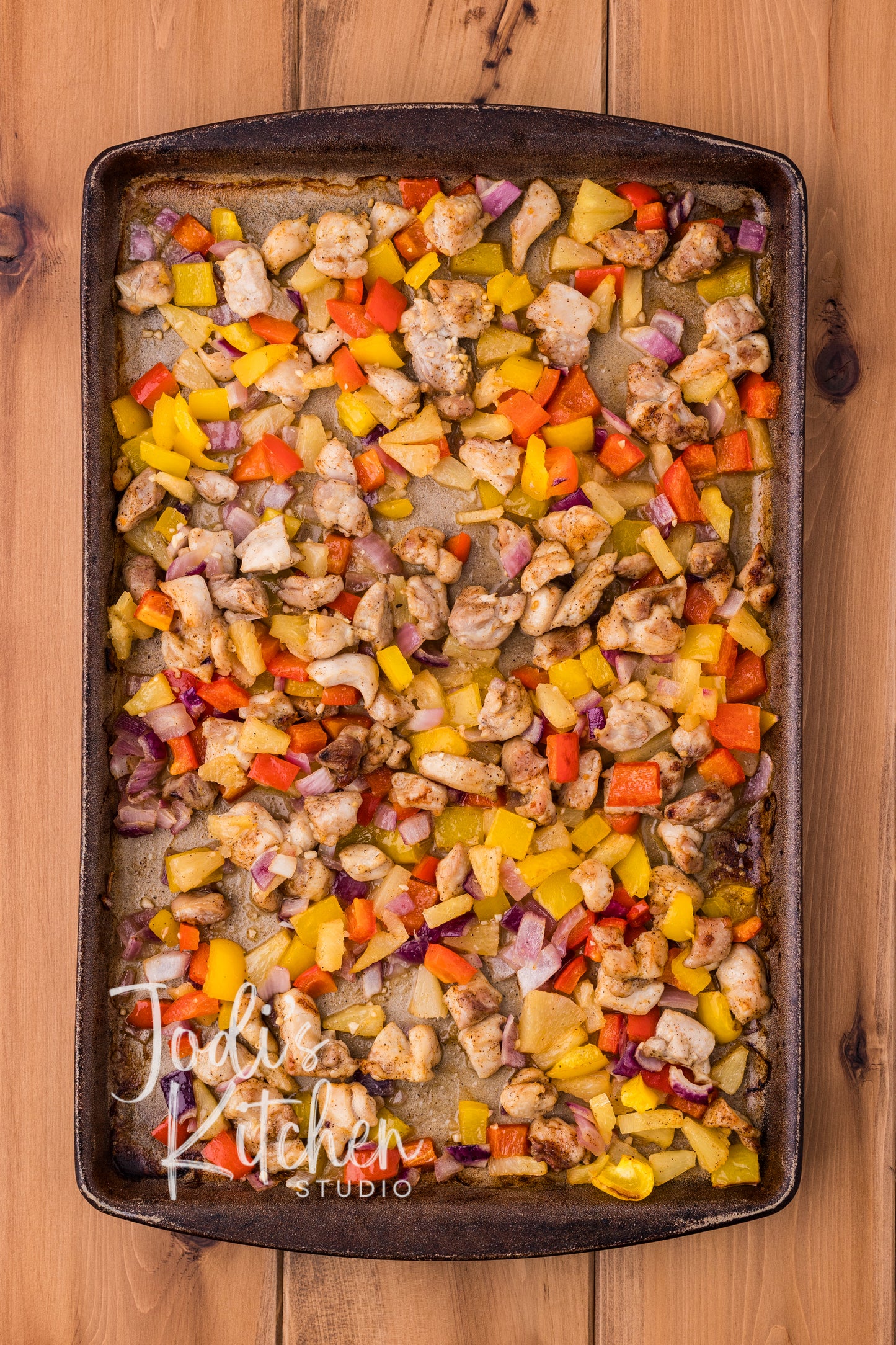 Hawaiian Chicken (Sheet Pan Meal)