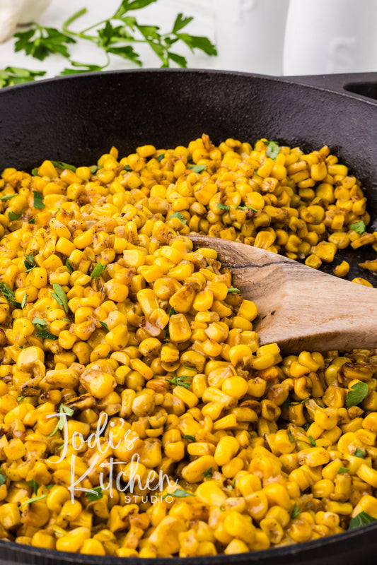 Garlic Butter Skillet Corn