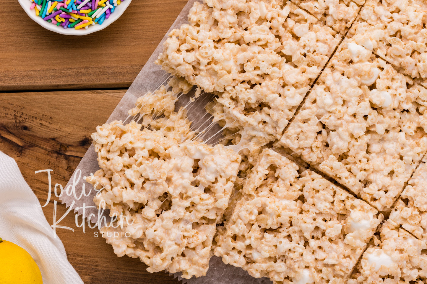 Lemon Rice Crispy Treats