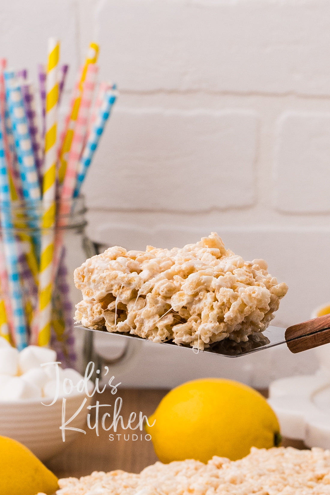 Lemon Rice Crispy Treats