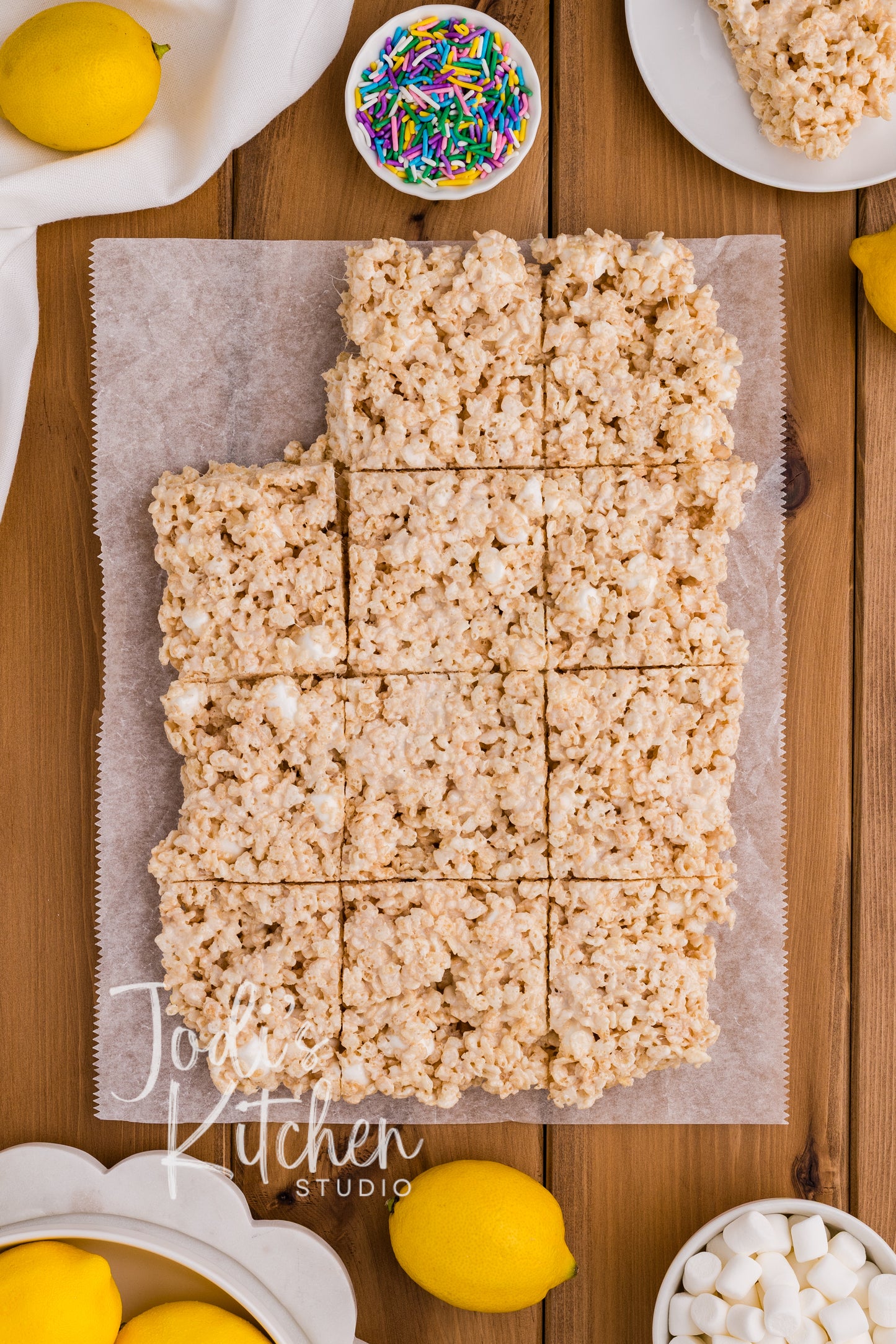 Lemon Rice Crispy Treats