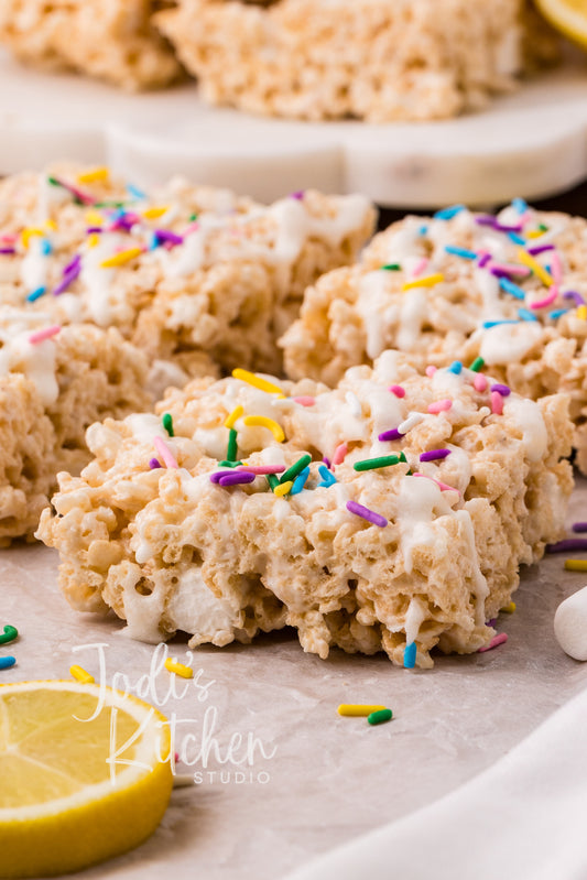 Lemon Rice Crispy Treats