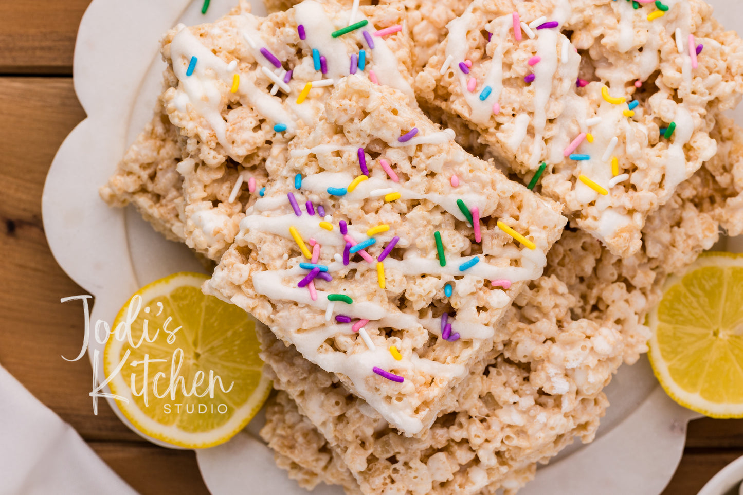 Lemon Rice Crispy Treats