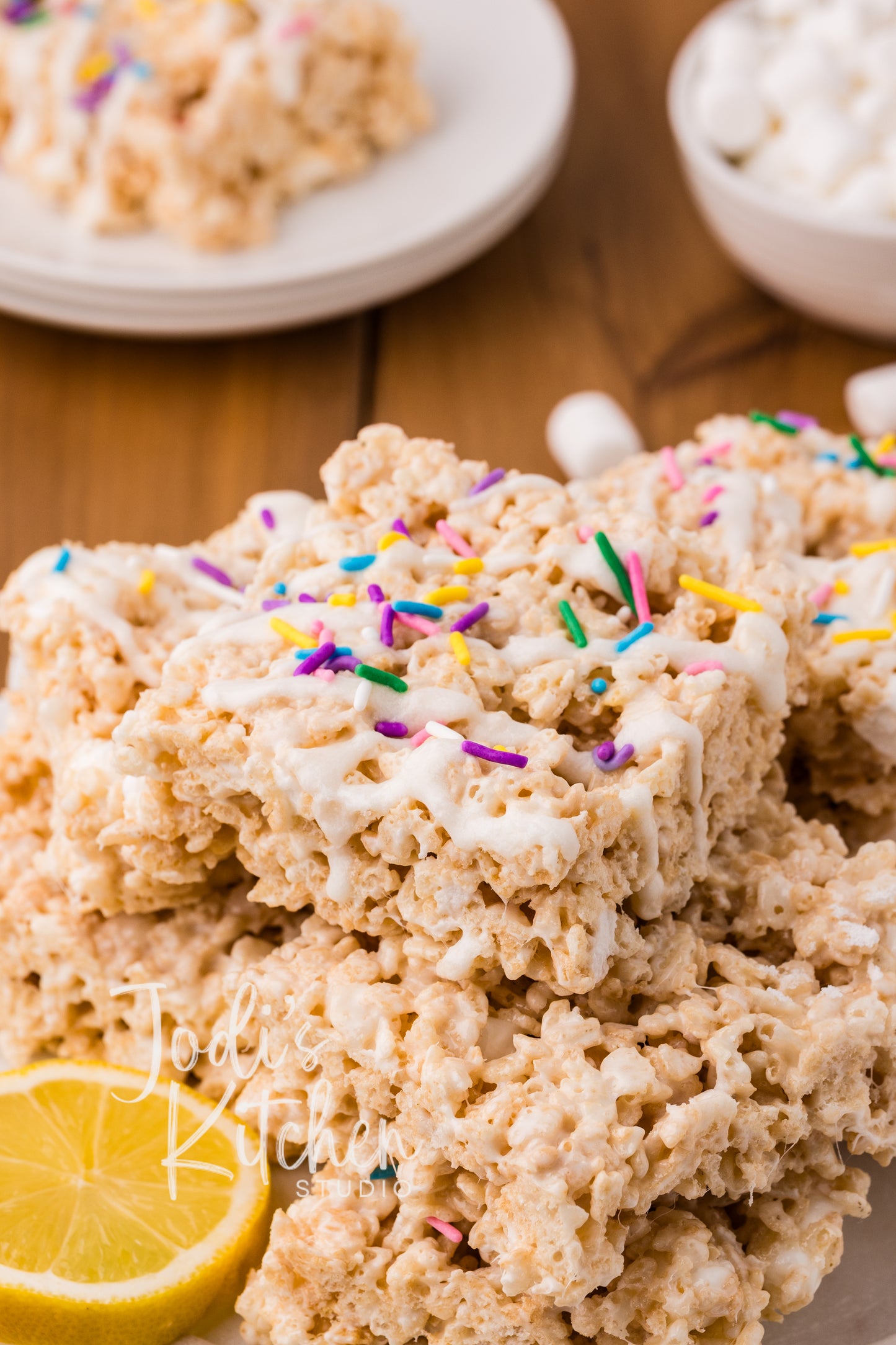 Lemon Rice Crispy Treats