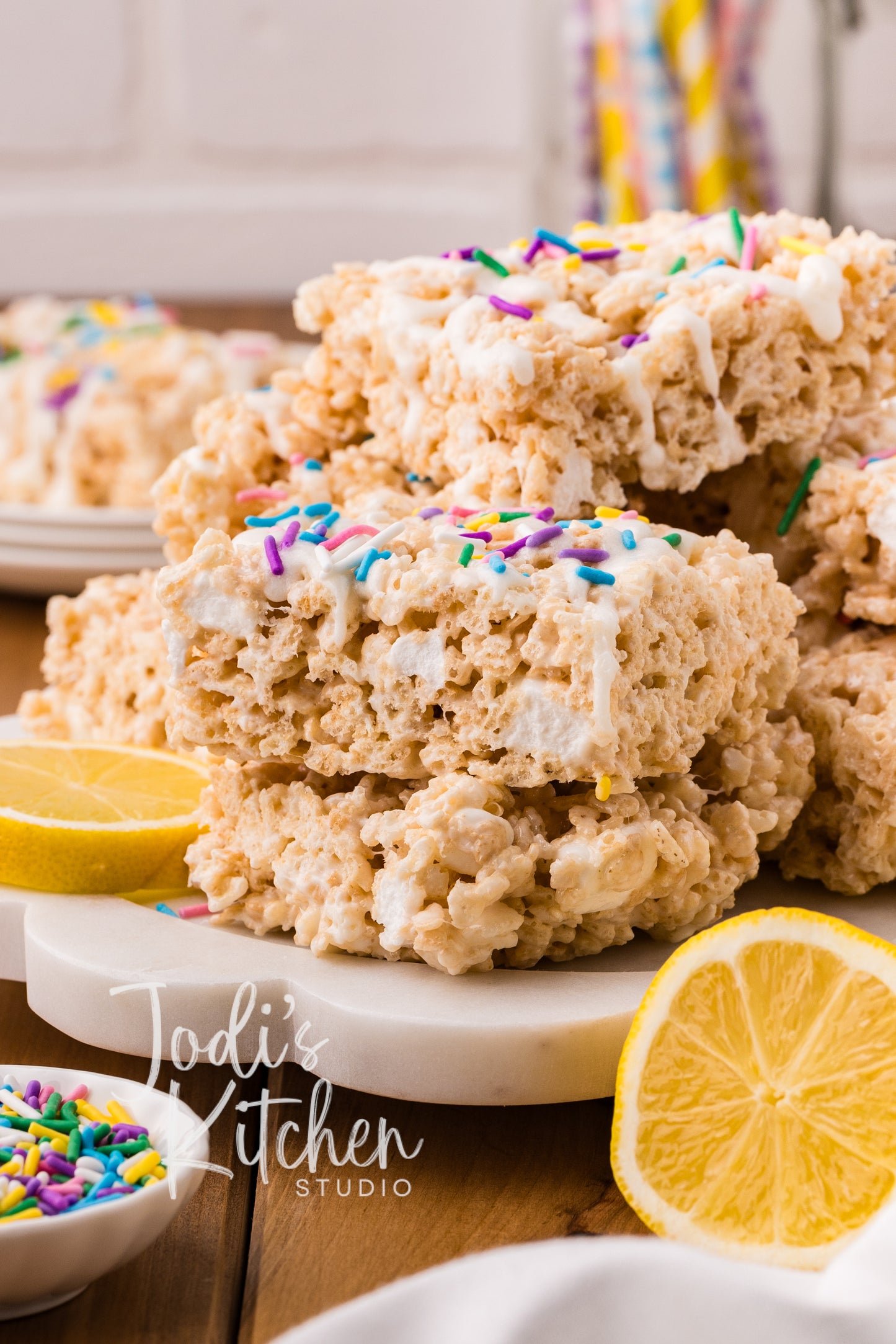 Lemon Rice Crispy Treats