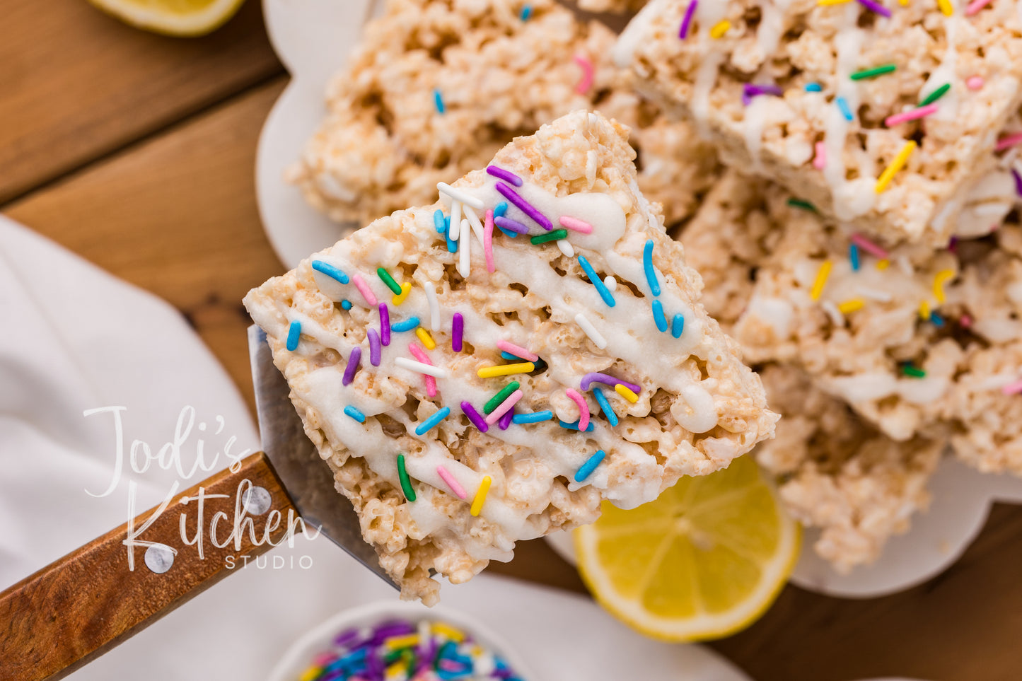 Lemon Rice Crispy Treats