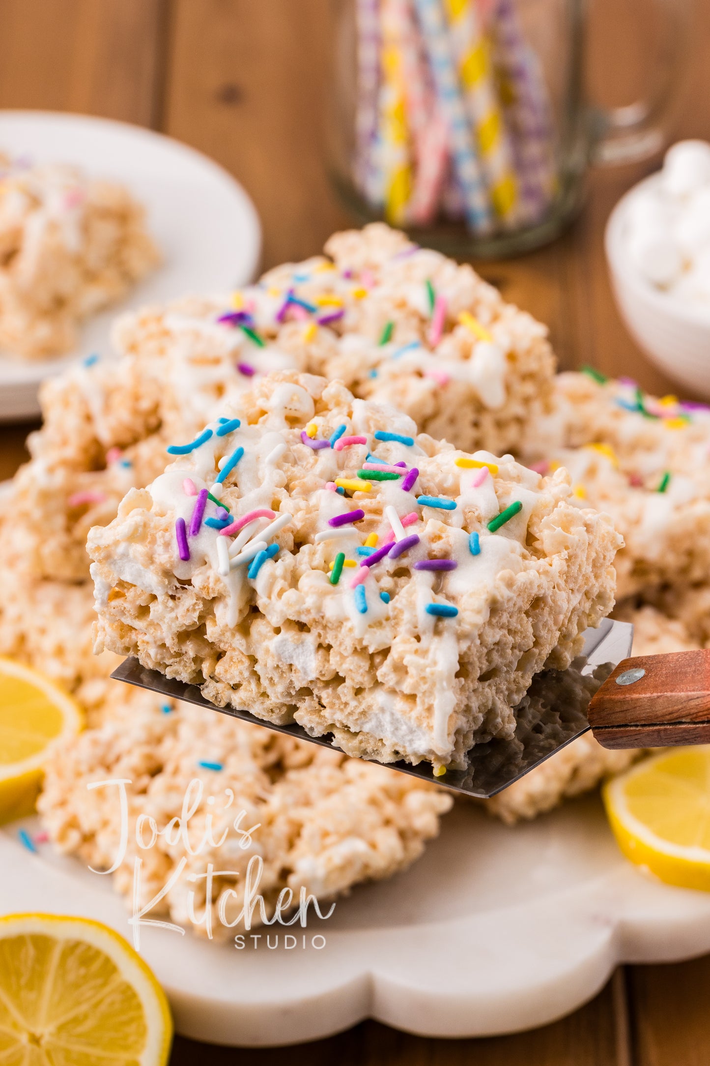 Lemon Rice Crispy Treats