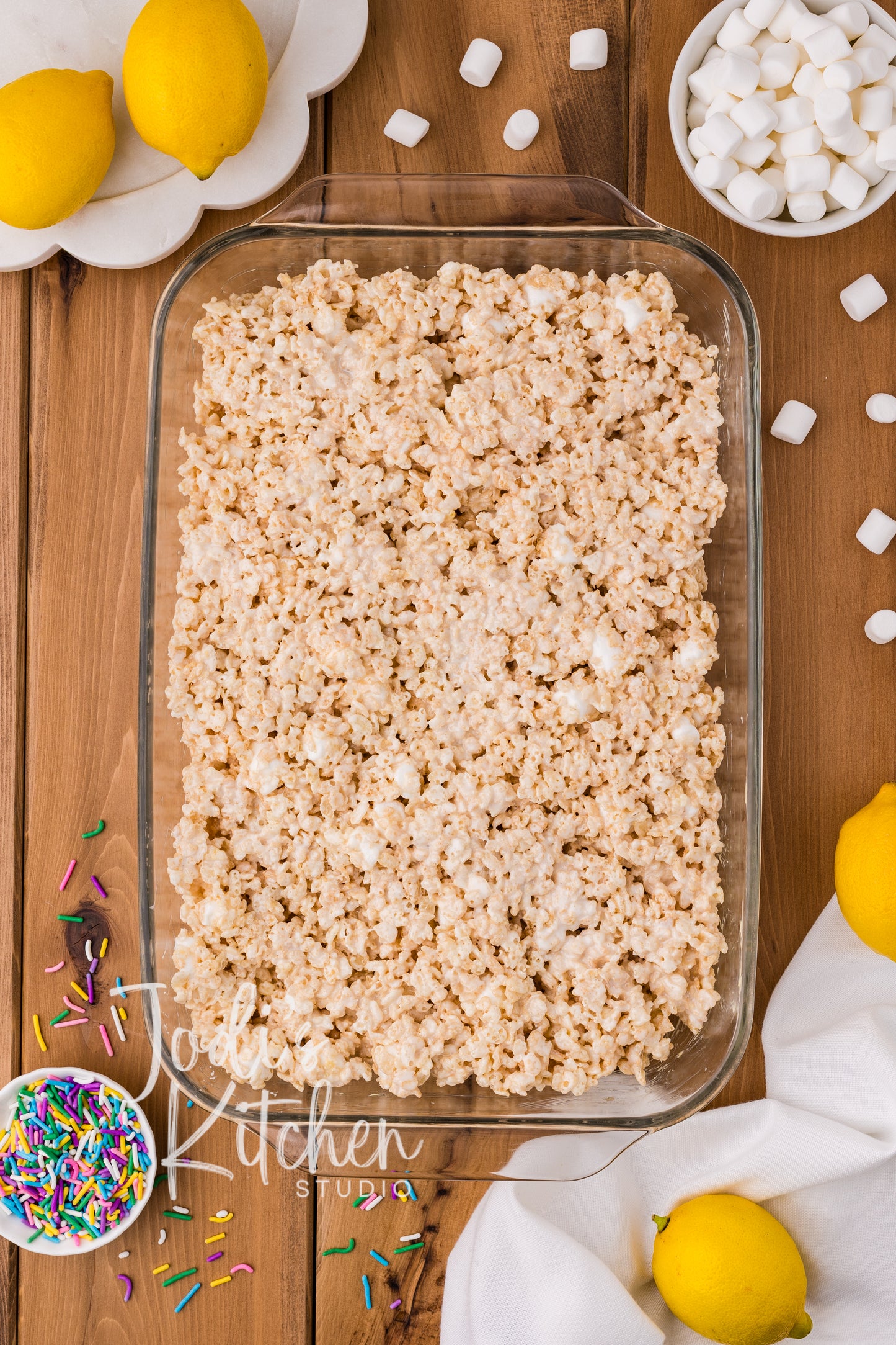 Lemon Rice Crispy Treats