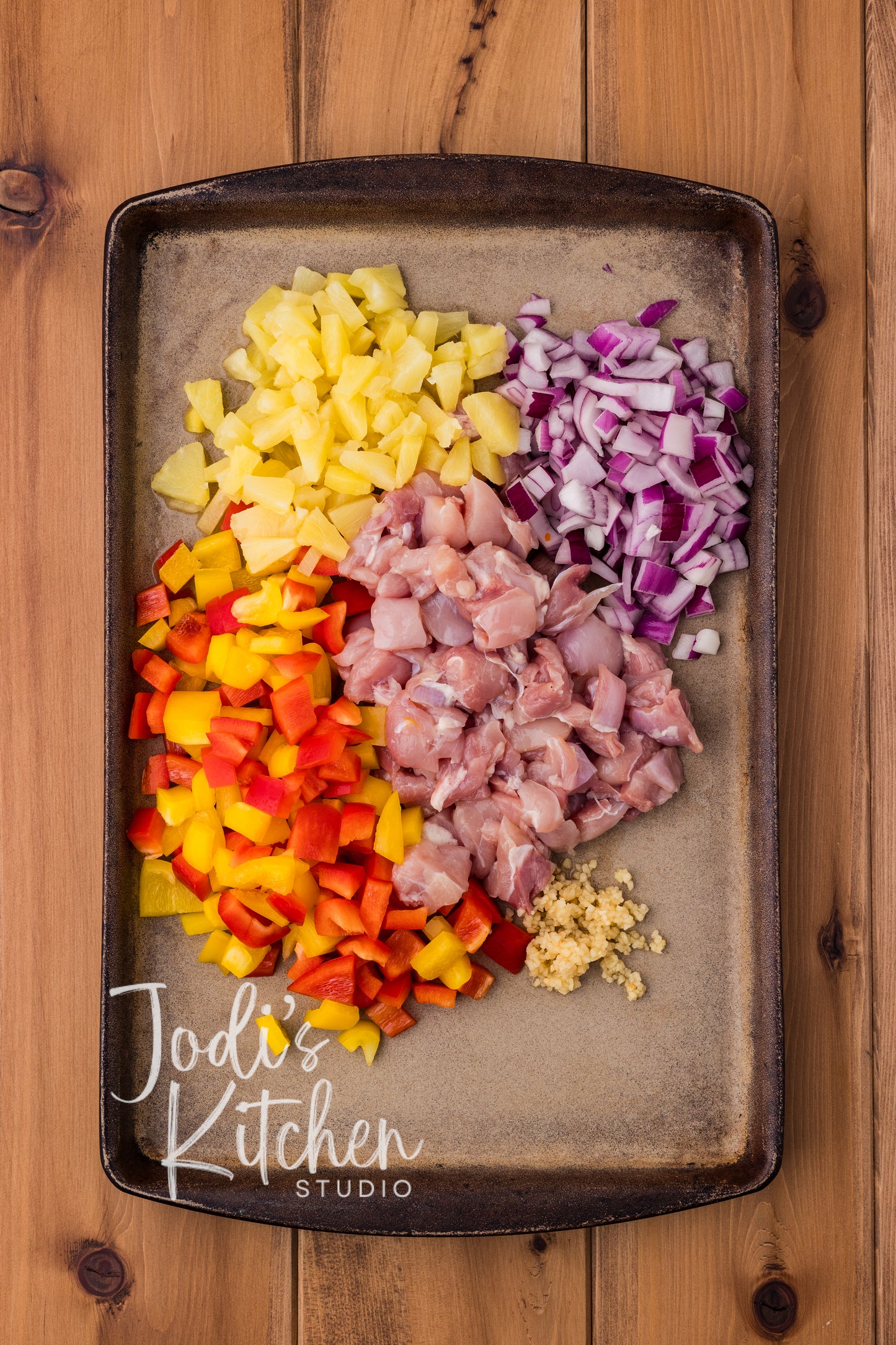 Hawaiian Chicken (Sheet Pan Meal)