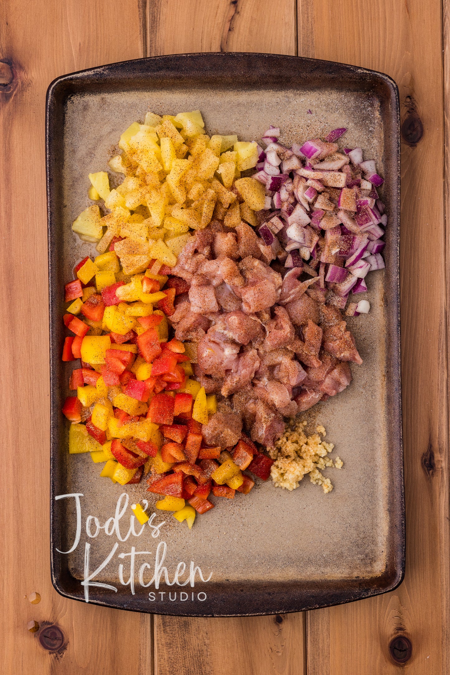 Hawaiian Chicken (Sheet Pan Meal)