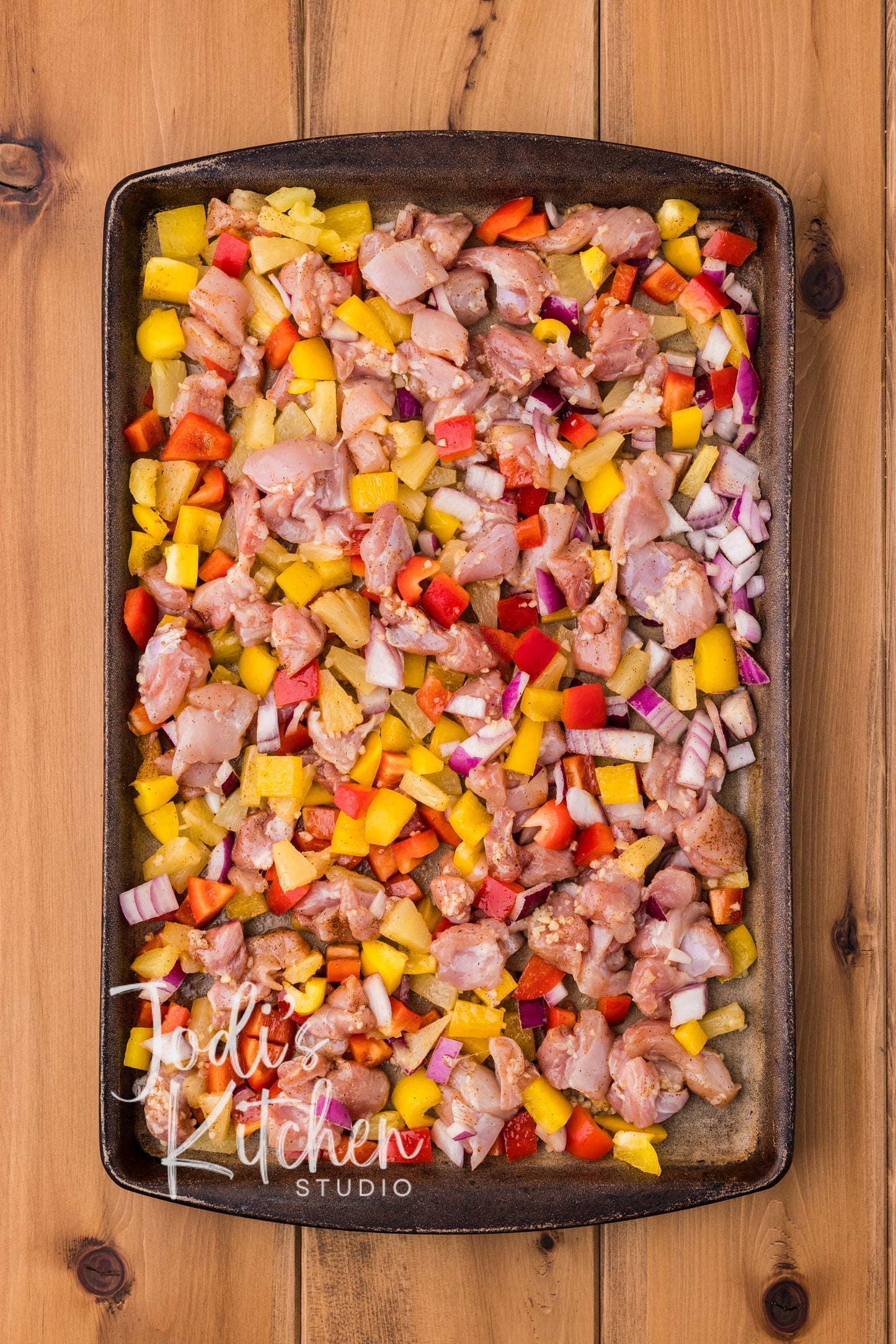 Hawaiian Chicken (Sheet Pan Meal)