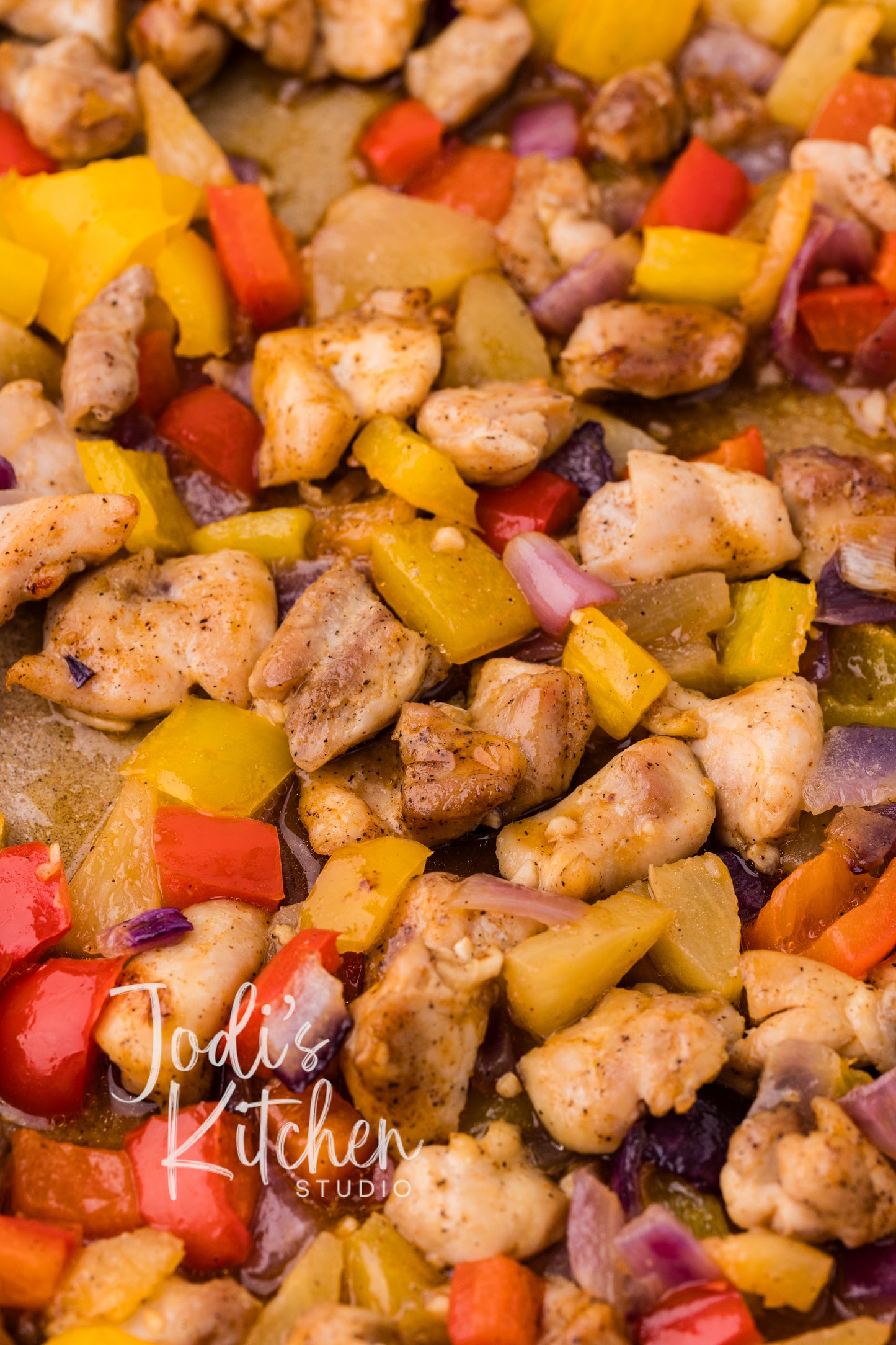 Hawaiian Chicken (Sheet Pan Meal)