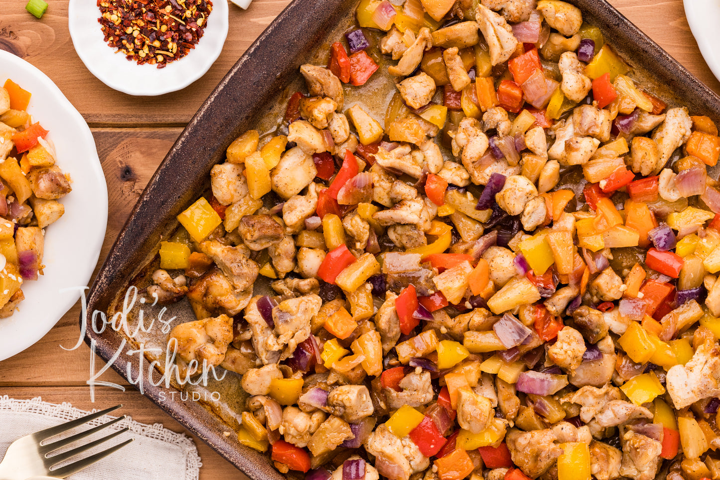 Hawaiian Chicken (Sheet Pan Meal)