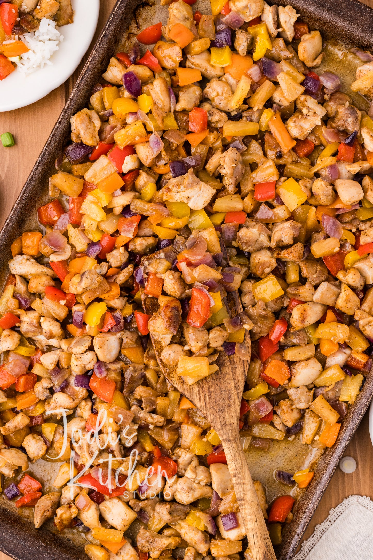 Hawaiian Chicken (Sheet Pan Meal)