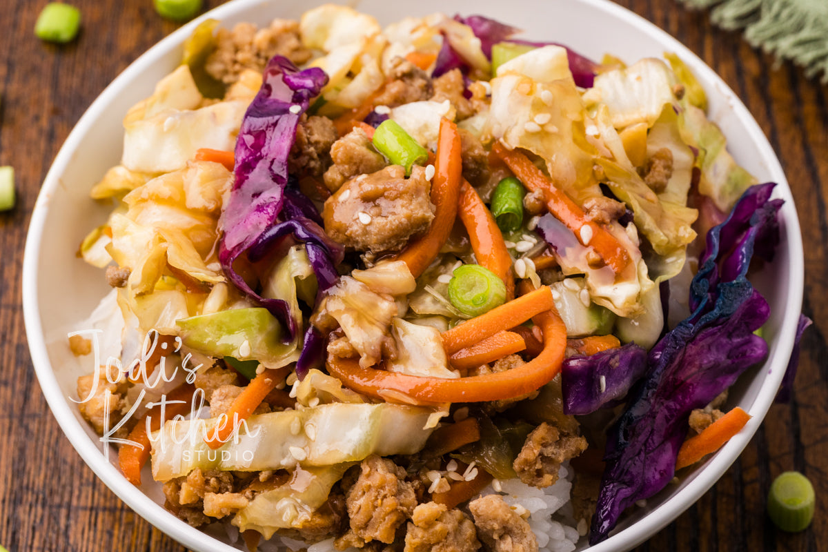 Chicken Egg Roll in a Bowl
