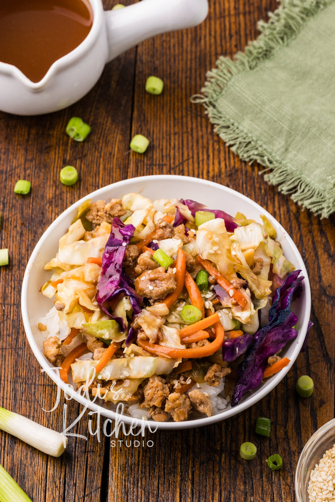 Chicken Egg Roll in a Bowl