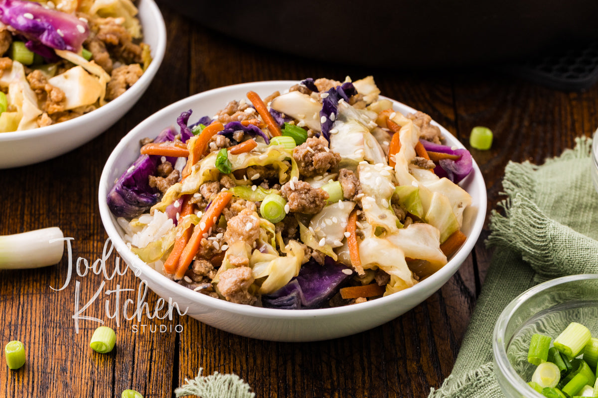 Chicken Egg Roll in a Bowl