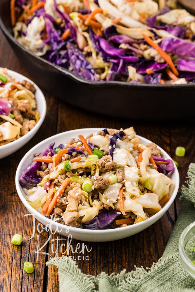 Chicken Egg Roll in a Bowl