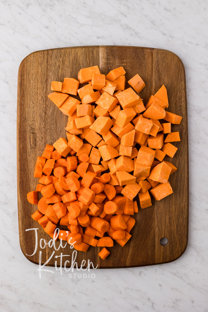 Roasted Sweet Potatoes & Carrots
