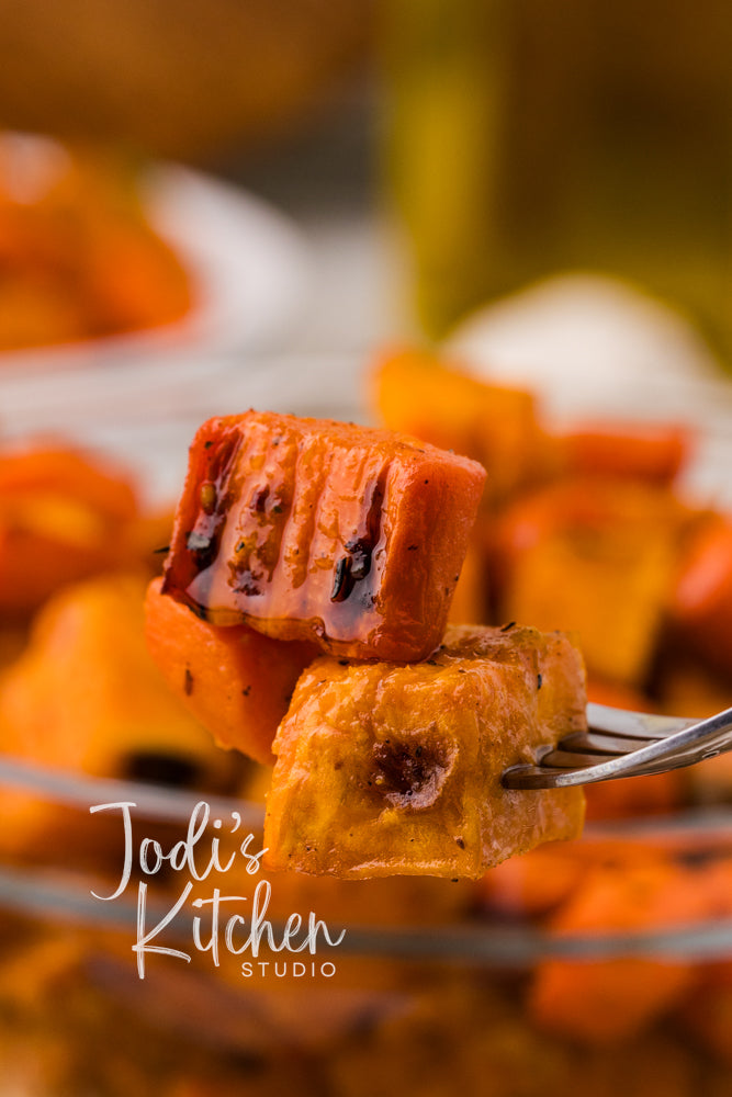 Roasted Sweet Potatoes & Carrots