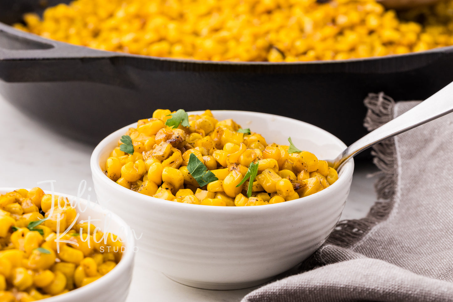 Garlic Butter Skillet Corn