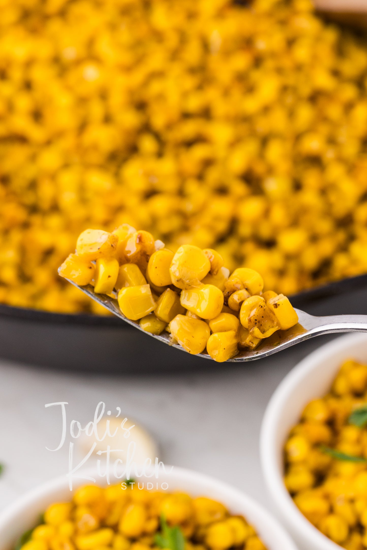 Garlic Butter Skillet Corn