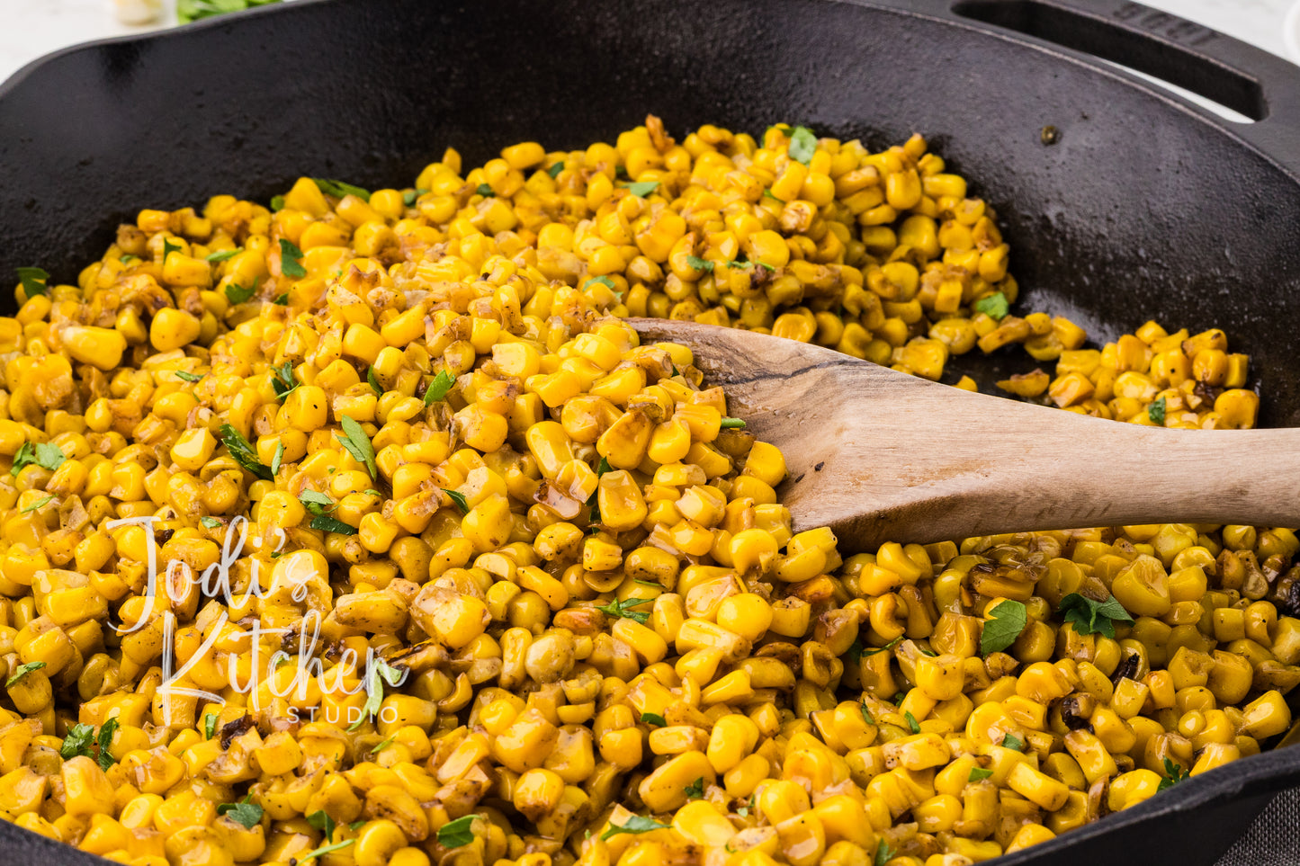 Garlic Butter Skillet Corn