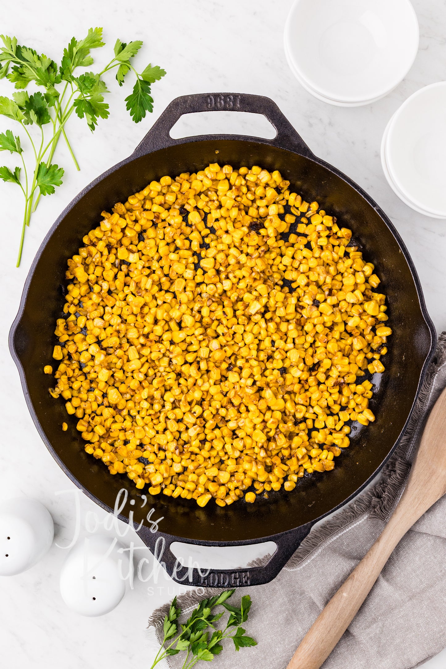 Garlic Butter Skillet Corn