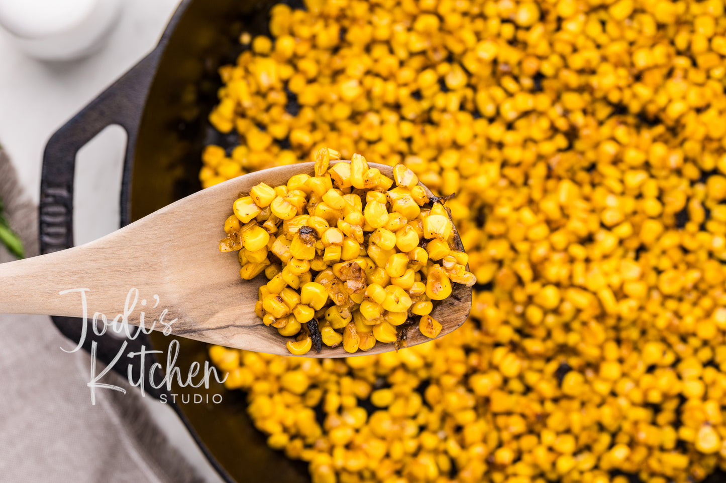 Garlic Butter Skillet Corn