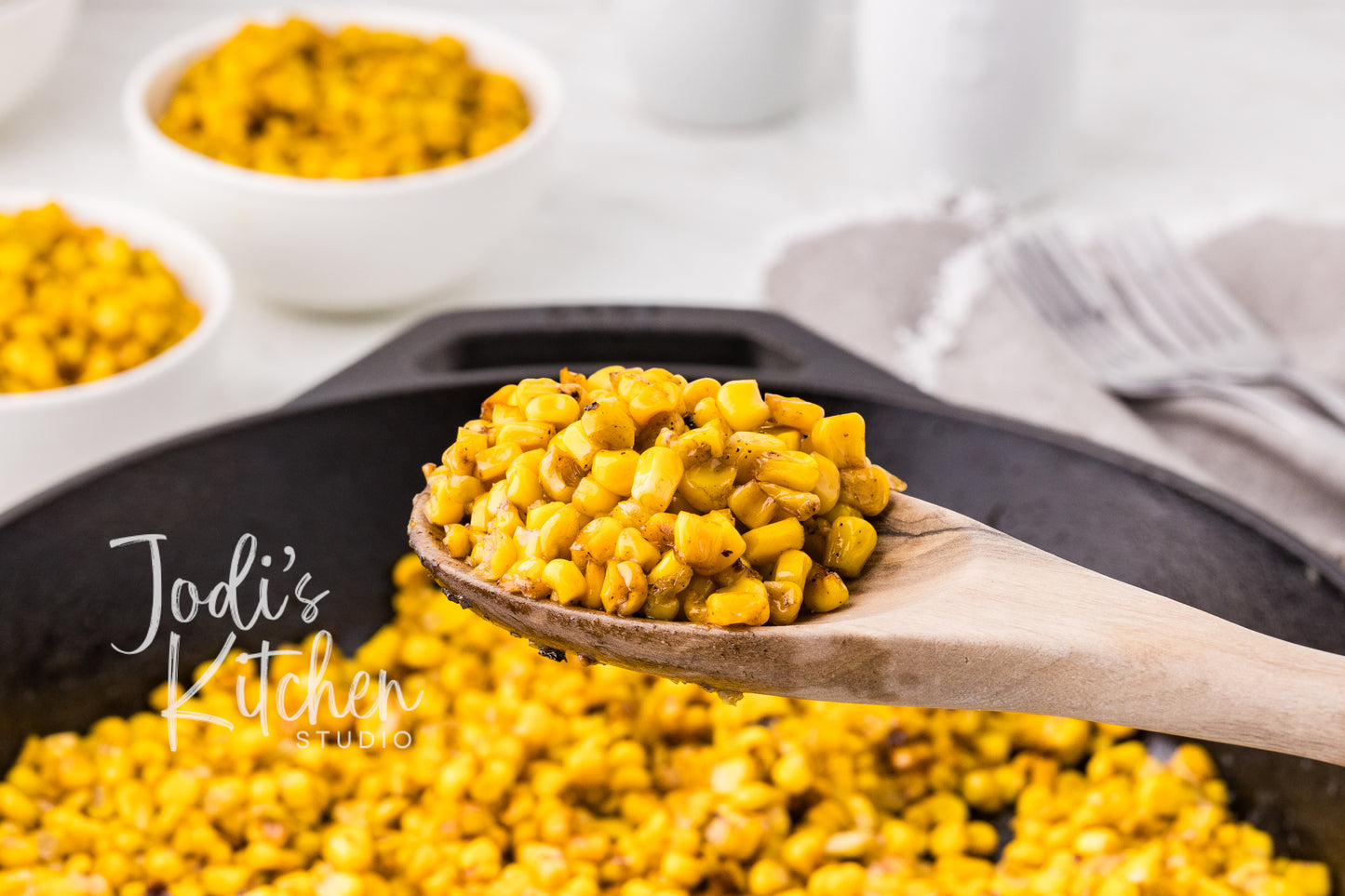 Garlic Butter Skillet Corn