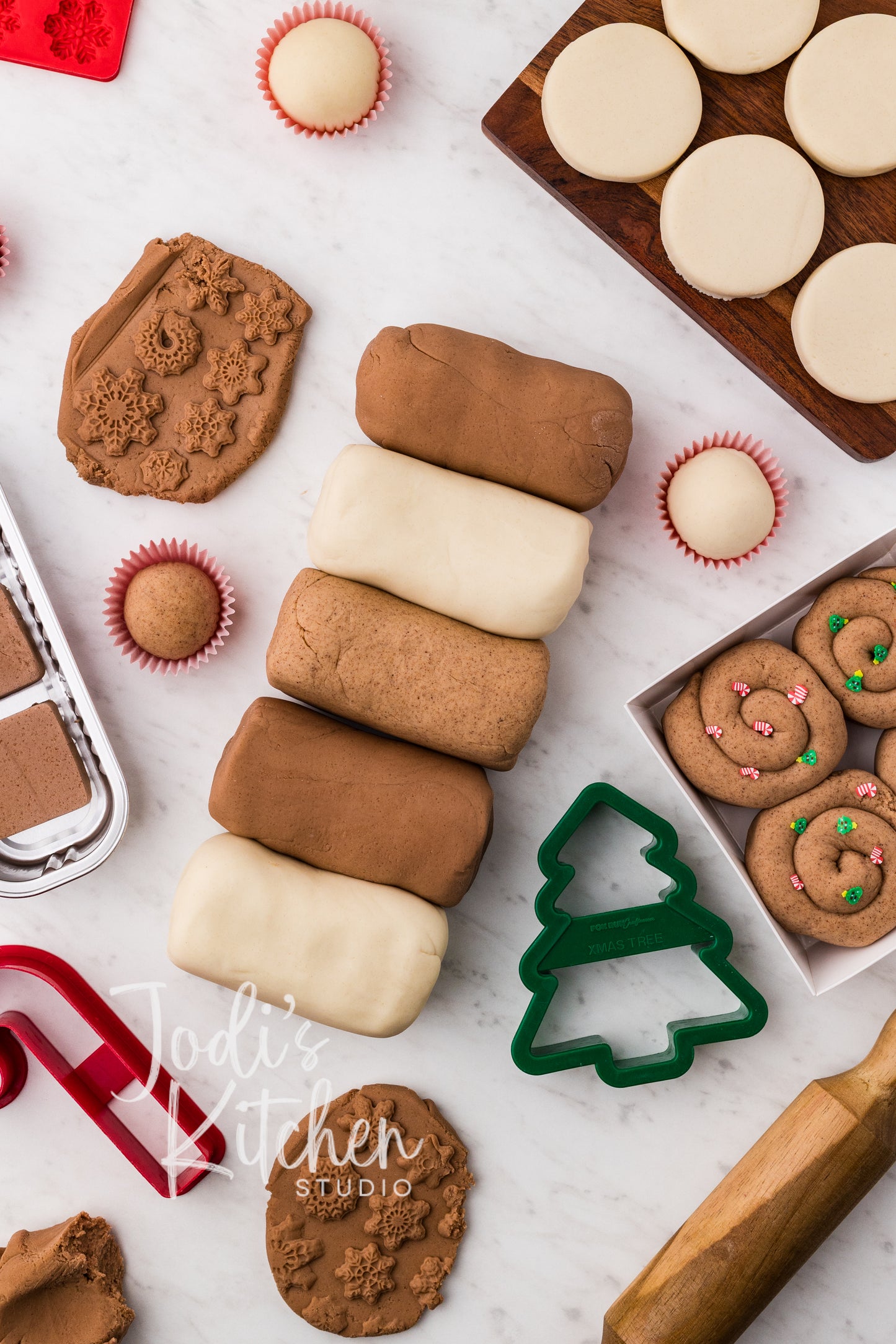 No-Cook Playdough & Printable Bakery Set