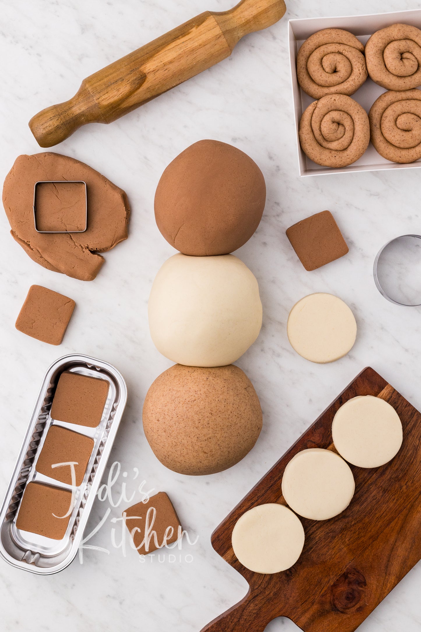 No-Cook Playdough & Printable Bakery Set