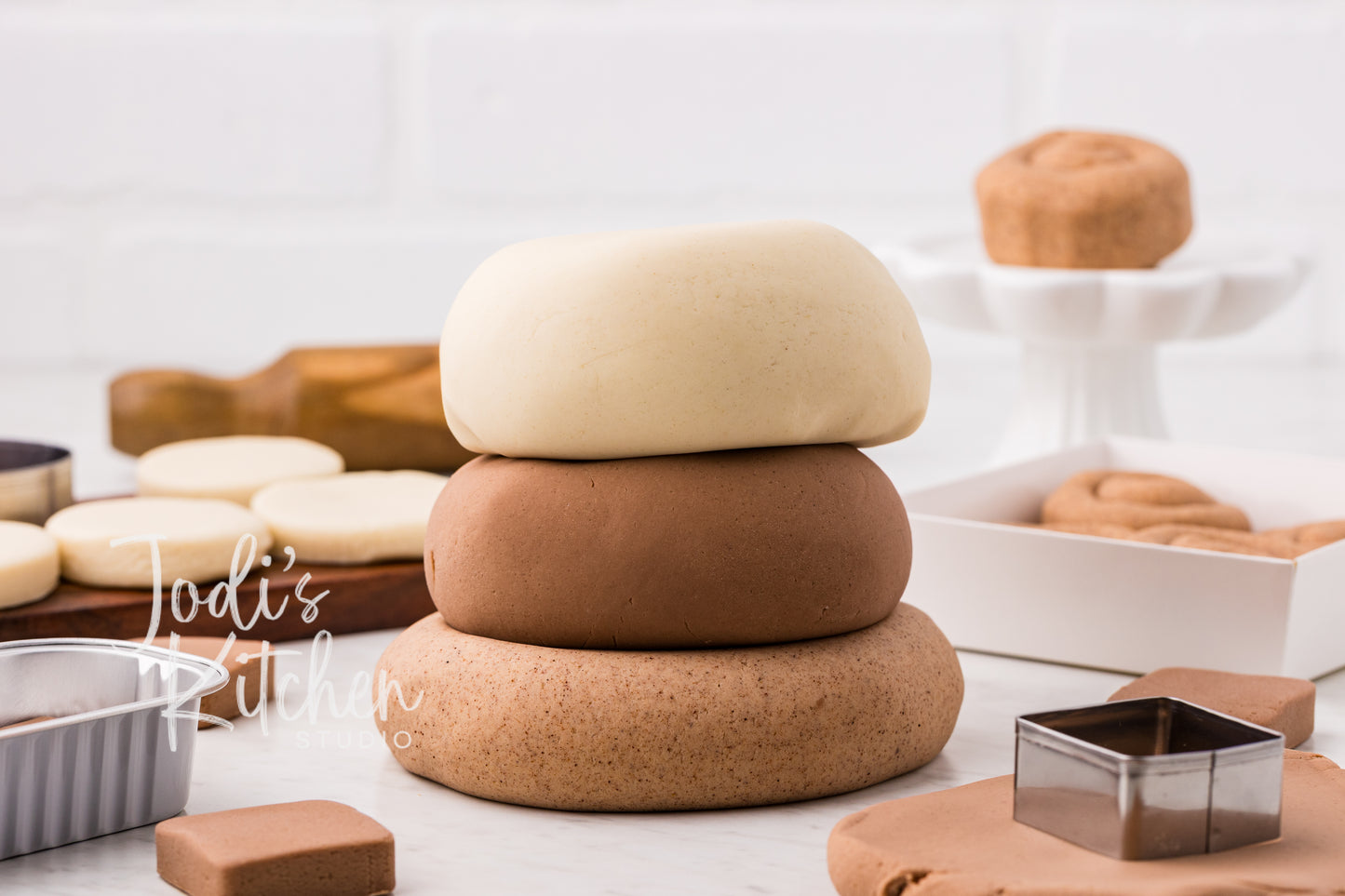No-Cook Playdough & Printable Bakery Set